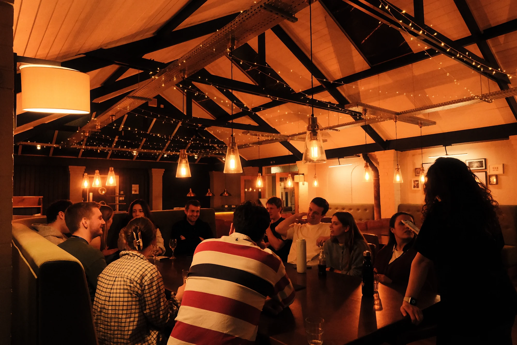 A Connect Group meeting together at a local pub